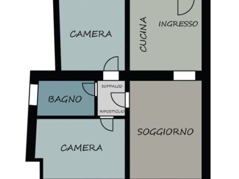 Arco della Pace - trilocale Ristrutturato in Palazzo d'Epoca - 1