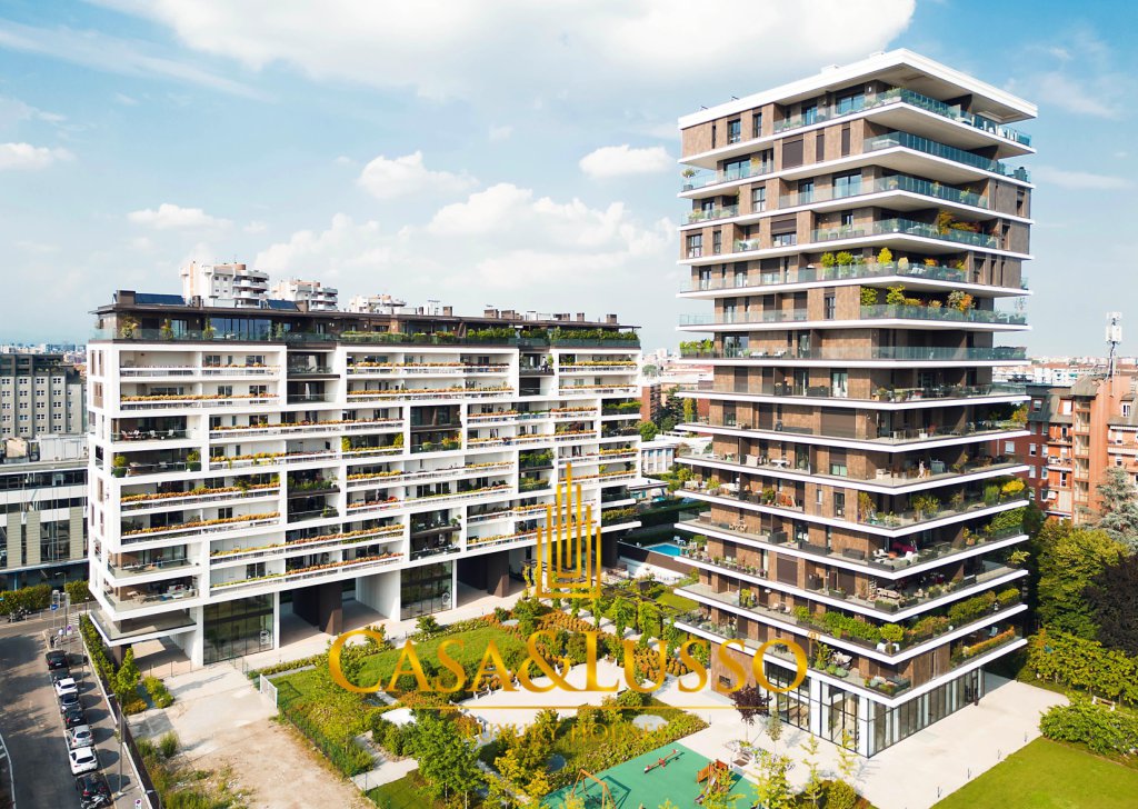 Vendita Appartamenti Milano - Trilocale panoramico con terrazzo e box Località Melchiorre Gioia